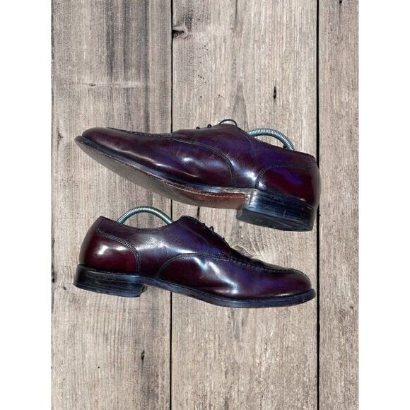 Allen Edmonds Brandywood Split Toe Mens Dress Shoe Ox Blood Leather Size 9.5D